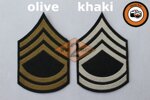 US hodnost Technical Sergeant filc- oliv, khaki 