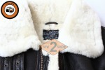US letecká kožená zimní bunda bomber B3 