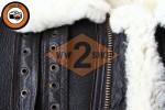 US letecká kožená zimní bunda bomber B3 