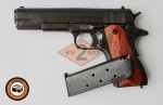 US Pistole Colt 1911 45 Goverment vyřezávané střenky