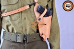US kožené podpažní pouzdro M7 na Colt 1911- světlé