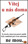 Výstražná cedule dveře (více motivů)- formát A5, A4