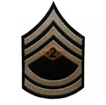 US hodnost Technical Sergeant filc- oliv, khaki 