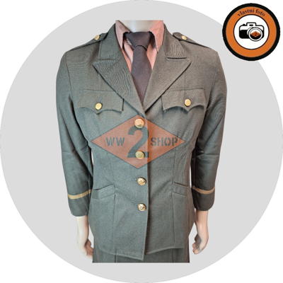 US dámské WAC sako důstojník- čokoláda