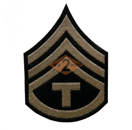 US hodnost Technician 3rd Grade filc- oliv, khaki 