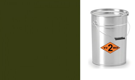 US barva olive drab mat tmavší (8)- na helmy, výstroj 4,8 l