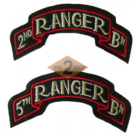 US nášivka Ranger pergamen- výběr z různých praporů