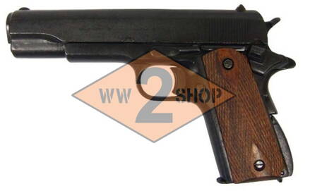 US Pistole Colt 1911 45 Goverment vyřezávané střenky